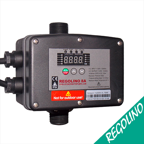 REGOLINO Single-phase pump inverter with self-regulating system for electric pumps